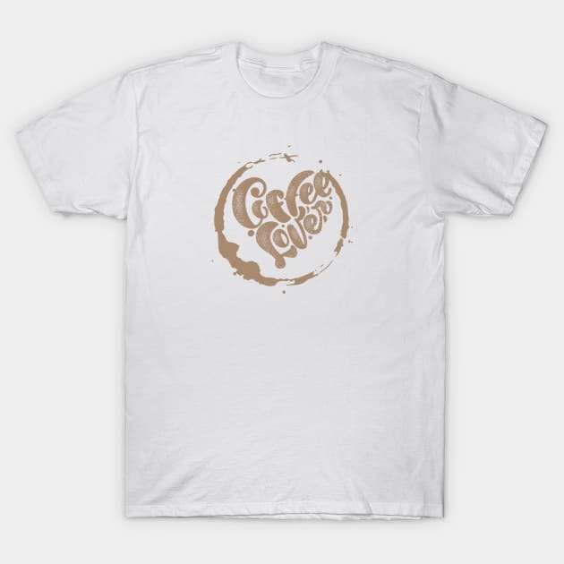 Coffee Stain T-Shirt by CANVAZSHOP